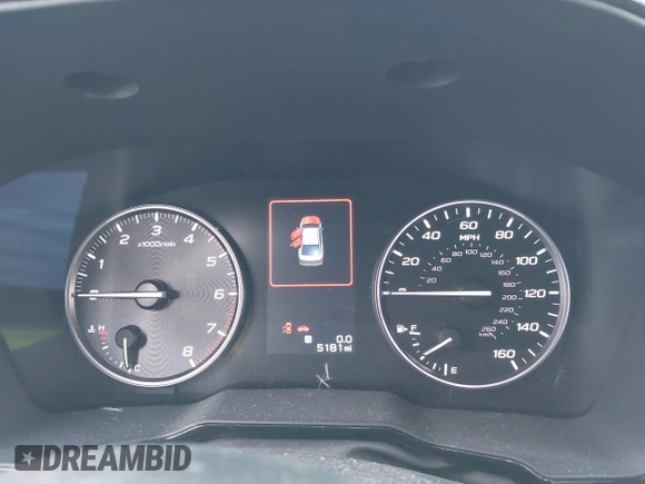 2025 Subaru Legacy Premium with VIN 4S3BWAF68S3002623, listed as a IAAI auction lot 41816162 with 5,181 mi miles and . Bid and sale history available at DreamBid. Image 7.