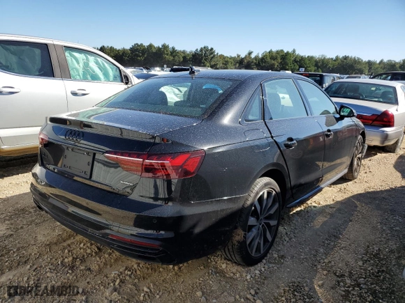 2022 Audi A4 Sedan Premium Plus with VIN WAUBBAF43NN002867, listed as a Copart auction lot 73721674 with 25,062 mi miles and Salvage Title. Bid and sale history available at carsss.com. Image 3.