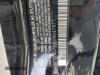 2000 Mercedes-Benz S-Class with VIN WDBNG75J6YA047971, listed as a Copart auction lot 44158815 with 0 mi miles and Salvage Title. Bid and sale history available at carsss.com. Image 12.