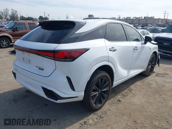 2023 Lexus RX with VIN 2T2BCMEA4PC001365, listed as a IAAI auction lot 41488109 with 32,345 mi miles. Bid and sale history available at carsss.com. Image 4.