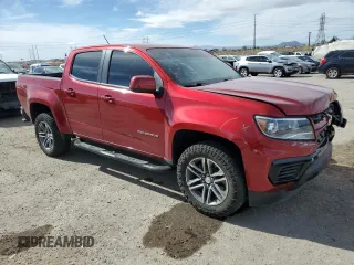 2021 Chevrolet Colorado 2WD Work Truck with VIN 1GCGSBEA3M1275299, listed as a Copart auction lot 45206925 with 50,225 mi miles and Salvage title. Bid and sale history available at DreamBid. Image 4.