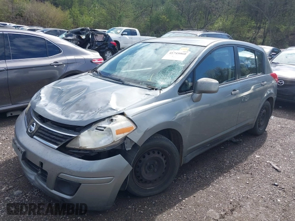 2007 Nissan Versa 1.8 S with VIN 3N1BC13E77L443629, listed as a IAAI auction lot 41745060 with 150,653 mi miles. Bid and sale history available at carsss.com. Image 2.