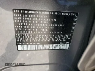 2018 Volkswagen Tiguan SEL с VIN 3VV2B7AXXJM046085, выставлен на аукционе Copart как лот 55147435 с пробегом 79 372 миль миль и Списание • Salvage title. История ставок и продаж доступна на DreamBid. Изображение 13.
