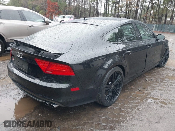 2014 Audi S7 Prestige with VIN WAUW2AFCXEN105101, listed as a IAAI auction lot 41562793 with 1 mi miles. Bid and sale history available at carsss.com. Image 4.