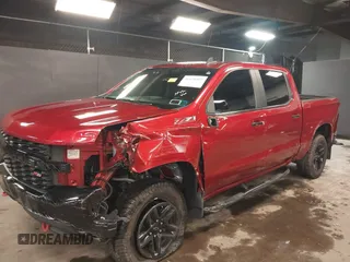 2021 Chevrolet Silverado 1500 Custom Trail Boss with VIN 1GCPYCEF1MZ386922, listed as a IAAI auction lot 41858403 with 61,155 mi miles and . Bid and sale history available at DreamBid. Image 6.