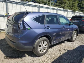 2013 Honda CR-V EX with VIN 2HKRM4H51DH689817, listed as a Copart auction lot 53637875 with 161,301 mi miles and Salvage Title. Bid and sale history available at carsss.com. Image 3.