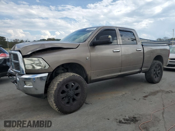 2010 Dodge Ram 2500 SLT with VIN 3D7UT2CL2AG121996, listed as a Copart auction lot 72980294 with 330,220 mi miles and Clean Title. Bid and sale history available at carsss.com. Image 1.