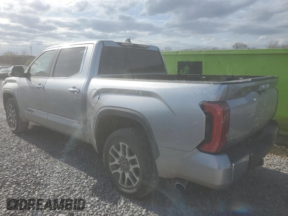 2024 Toyota Tundra 1794 Edition with VIN 5TFMA5DBXRX167302, listed as a Copart auction lot 49960245 with 13,158 mi miles and Salvage title. Bid and sale history available at DreamBid. Image 2.