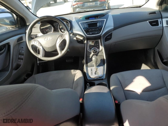 2013 Hyundai Elantra Limited with VIN KMHDH4AE9DU009849, listed as a Copart auction lot 52006695 with 103,673 mi miles and Salvage Title. Bid and sale history available at carsss.com. Image 8.