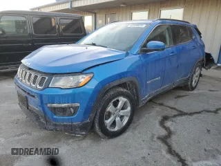 2021 Jeep Compass Altitude with VIN 3C4NJCBBXMT570986, listed as a Copart auction lot 42550025 with 58,215 mi miles and Salvage Title. Bid and sale history available at carsss.com. Image 1.