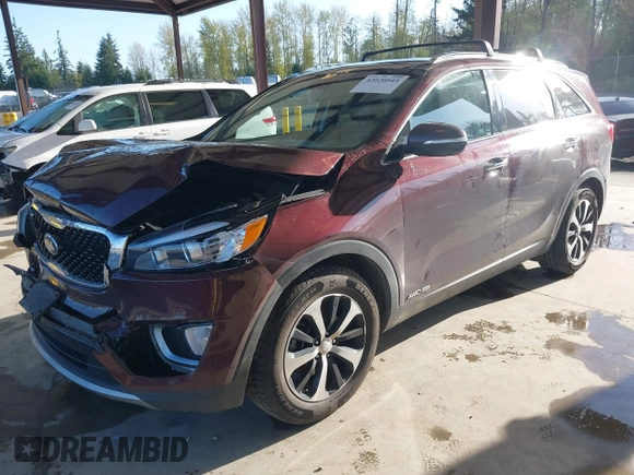 2016 Kia Sorento EX with VIN 5XYPHDA57GG181613, listed as a IAAI auction lot 42020545 with 173,439 mi miles. Bid and sale history available at carsss.com. Image 2.