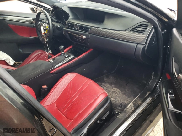 2016 Lexus GS F with VIN JTHBP1BL8GA001255, listed as a Copart auction lot 74519214 with NaN miles and Salvage Title. Bid and sale history available at carsss.com. Image 8.