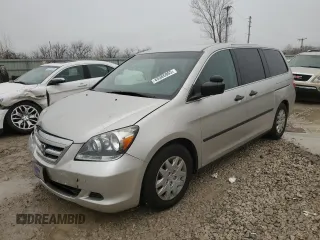 2006 Honda Odyssey LX with VIN 5FNRL38236B112565, listed as a Copart auction lot 43385965 with 118,946 mi miles and Salvage Title. Bid and sale history available at carsss.com. Image 1.