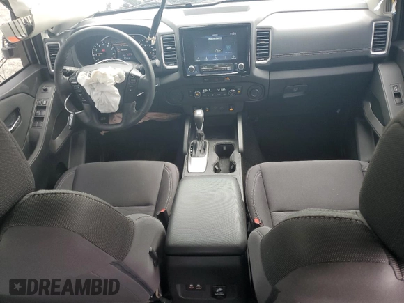 2024 Nissan Frontier SV with VIN 1N6ED1FJ1RN659511, listed as a Copart auction lot 57138225 with 21,933 mi miles and Salvage title. Bid and sale history available at DreamBid. Image 8.