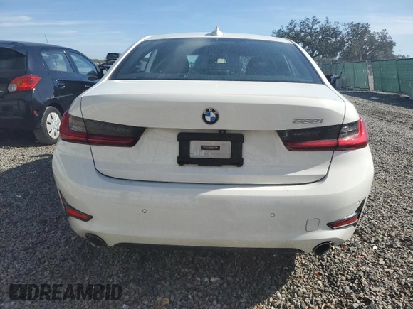 2019 BMW 3 Series 330i with VIN 3MW5R1J56K8B01545, listed as a Copart auction lot 82815374 with 52,655 mi miles and Salvage Title. Bid and sale history available at carsss.com. Image 6.
