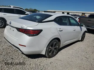 2020 Nissan Sentra SV with VIN 3N1AB8CV5LY219411, listed as a Copart auction lot 53054285 with 127,304 mi miles and Salvage Title. Bid and sale history available at DreamBid. Image 3.