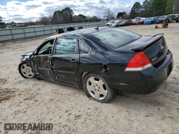 2006 Chevrolet Impala SS with VIN 2G1WD58C669149787, listed as a Copart auction lot 87163974 with Not Provided miles and Salvage Title. Bid and sale history available at DreamBid. Image 2.