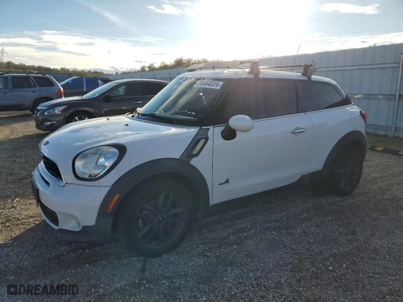 2013 MINI Cooper Paceman S ALL4 with VIN WMWSS7C5XDWN52253, listed as a Copart auction lot 80464524 with 152791 miles and Salvage Title. Bid and sale history available at carsss.com. Image 1.