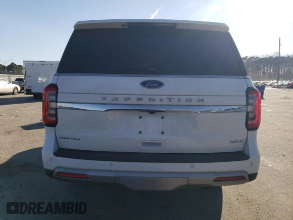 2022 Ford Expedition Max Limited with VIN 1FMJK1KT5NEA26076, listed as a Copart auction lot 43152995 with 80,413 mi miles and Salvage title. Bid and sale history available at DreamBid. Image 6.