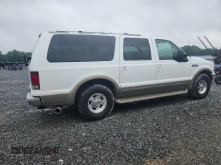 2000 Ford Excursion Limited z VIN 1FMNU42S3YED08967, wystawiony jako Copart lot #60062035 z przebiegiem 212 040 mil mil oraz Czysty tytuł • Clean title. Historia ofert i sprzedaży dostępna na DreamBid. Obrazek 3.