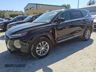 2019 Hyundai Santa Fe SE with VIN 5NMS23AD1KH113593, listed as a Copart auction lot 51838625 with 110,516 mi miles and Clean Title. Bid and sale history available at carsss.com. Image 1.