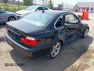 2004 BMW 3 Series 325Ci with VIN WBABD33464JY97187, listed as a IAAI auction lot 40164018 with Not Provided miles and . Bid and sale history available at carsss.com. Image 4.