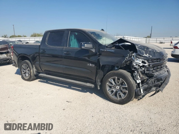 2024 Chevrolet Silverado 1500 RST with VIN 2GCPADED3R1201701, listed as a Copart auction lot 74284174 with 8,330 mi miles and Salvage Title. Bid and sale history available at carsss.com. Image 4.