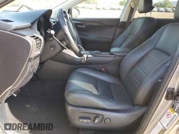 2017 Lexus NX 300h with VIN JTJBJRBZ2H2053608, listed as a Copart auction lot 53855765 with 78,060 mi miles and Salvage Title. Bid and sale history available at DreamBid. Image 7.