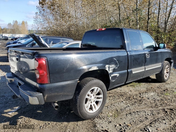 2007 Chevrolet Silverado 1500 Classic LT3 with VIN 1GCEK19B17Z151512, listed as a Copart auction lot 75700794 with 157,941 mi miles and Clean Title. Bid and sale history available at carsss.com. Image 3.