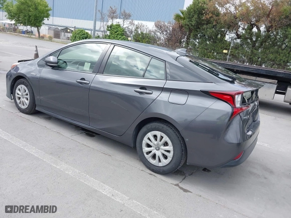 2019 Toyota Prius L Eco with VIN JTDKARFU9K3075219, listed as a IAAI auction lot 42113323 with 218,986 mi miles. Bid and sale history available at carsss.com. Image 3.