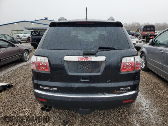 2010 GMC Acadia SLT2 with VIN 1GKLVNED7AJ131269, listed as a Copart auction lot 51303825 with 174,518 mi miles and Salvage Title. Bid and sale history available at DreamBid. Image 6.