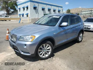 2014 BMW X3 xDrive28i with VIN 5UXWX9C59E0D13266, listed as a Copart auction lot 59531895 with 117,858 mi miles and Clean title. Bid and sale history available at DreamBid. Image 1.