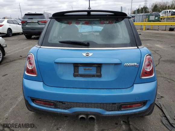 2013 MINI Cooper Hardtop S with VIN WMWSV3C57DT394245, listed as a Copart auction lot 47543305 with 49,670 mi miles and Salvage Title. Bid and sale history available at carsss.com. Image 6.