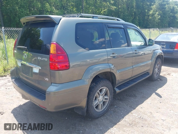 2006 Lexus GX 470 with VIN JTJBT20X560108967, listed as a IAAI auction lot 42702608 with 239,835 mi miles and . Bid and sale history available at DreamBid. Image 4.