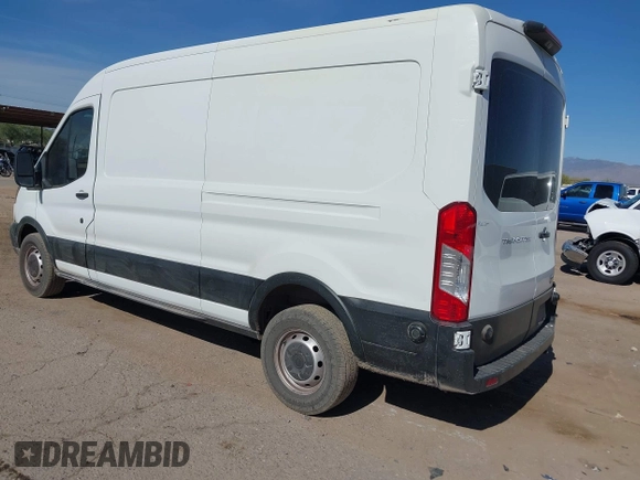 2019 Ford Transit with VIN 1FTYR2CM0KKB83667, listed as a IAAI auction lot 42170376 with 93,432 mi miles. Bid and sale history available at carsss.com. Image 3.