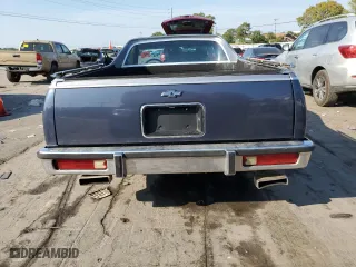 1984 Chevrolet El Camino with VIN 1GCCW80H1ER215342, listed as a Copart auction lot 83956964 with 14,096 mi miles and Salvage Title. Bid and sale history available at carsss.com. Image 6.