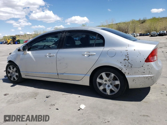 2008 Honda Civic LX with VIN JHMFA16568S001202, listed as a Copart auction lot 54562225 with 117,344 mi miles and Salvage Title. Bid and sale history available at DreamBid. Image 2.