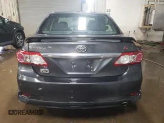 2012 Toyota Corolla L with VIN 2T1BU4EE8CC756338, listed as a Copart auction lot 46357755 with 156,496 mi miles and Salvage Title. Bid and sale history available at carsss.com. Image 6.