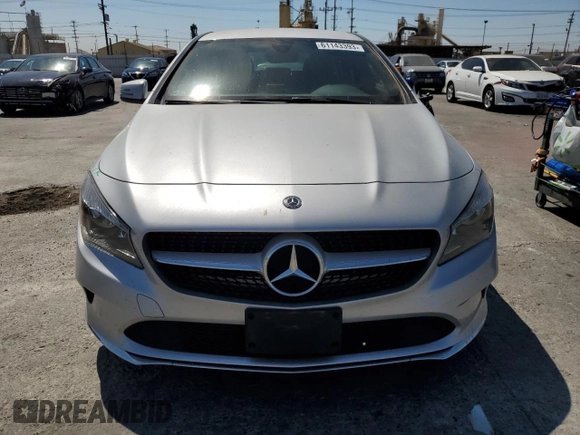 2018 Mercedes-Benz CLA 250 with VIN WDDSJ4EB7JN635038, listed as a Copart auction lot 61143393 with 59,872 mi miles and . Bid and sale history available at DreamBid. Image 5.