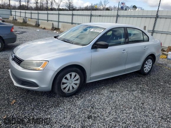 2011 Volkswagen Jetta Sedan S with VIN 3VW1K7AJ0BM306403, listed as a Copart auction lot 46813155 with 90,191 mi miles and Salvage Title. Bid and sale history available at carsss.com. Image 1.