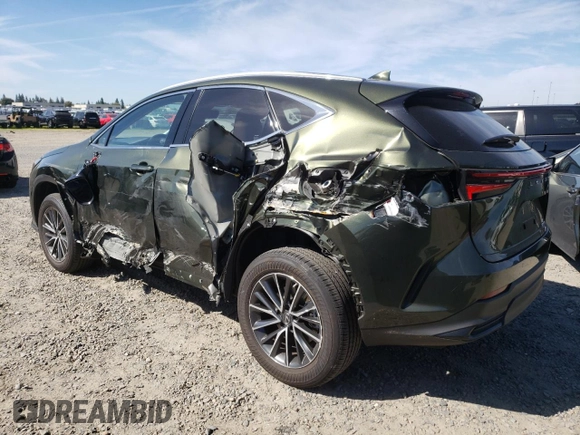2022 Lexus NX with VIN JTJGGCEZ7N2003568, listed as a Copart auction lot 52594775 with 23,240 mi miles and Salvage Title. Bid and sale history available at carsss.com. Image 2.