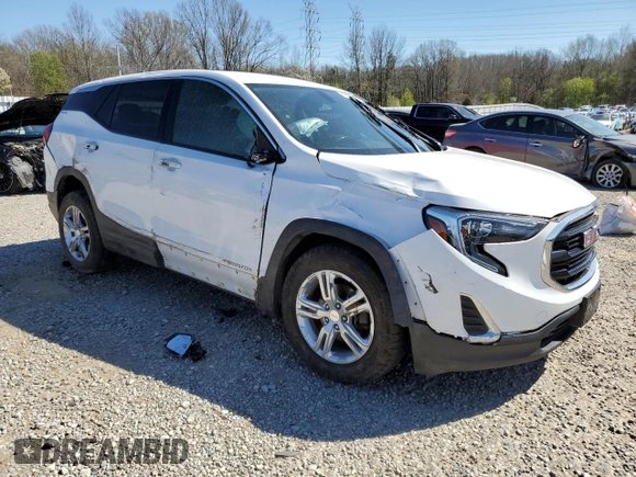 2018 GMC Terrain SLE with VIN 3GKALMEV7JL250058, listed as a Copart auction lot 49461695 with 79,956 mi miles and Salvage Title. Bid and sale history available at carsss.com. Image 4.