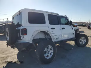 2021 Jeep Wrangler Unlimited Sport with VIN 1C4HJXKN6MW652237, listed as a Copart auction lot 75054554 with Not provided miles and Salvage title. Bid and sale history available at DreamBid. Image 3.