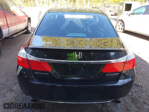2014 Honda Accord Sport with VIN 1HGCR2F52EA214654, listed as a IAAI auction lot 42048759 with 165,197 mi miles and . Bid and sale history available at carsss.com. Image 16.