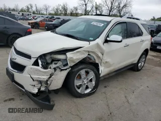 2013 Chevrolet Equinox LTZ z VIN 1GNALFEK2DZ112087, wystawiony jako Copart lot #52745245 z przebiegiem 129 811 mil mil oraz Szkoda całkowita • Salvage title. Historia ofert i sprzedaży dostępna na DreamBid. Obrazek 1.