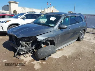 2020 Mercedes-Benz GLS 450 with VIN 4JGFF5KE7LA192588, listed as a IAAI auction lot 41617997 with 75,359 mi miles and . Bid and sale history available at DreamBid. Image 2.
