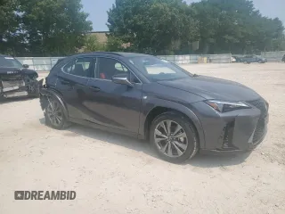 2024 Lexus UX with VIN JTHUCJDH3S2001180, listed as a Copart auction lot 67561984 with 9,968 mi miles and Salvage Title. Bid and sale history available at carsss.com. Image 4.