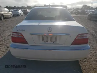 2004 Acura RL w/Navigation System with VIN JH4KA96654C008281, listed as a Copart auction lot 68937624 with 0 mi miles and Salvage Title. Bid and sale history available at carsss.com. Image 6.