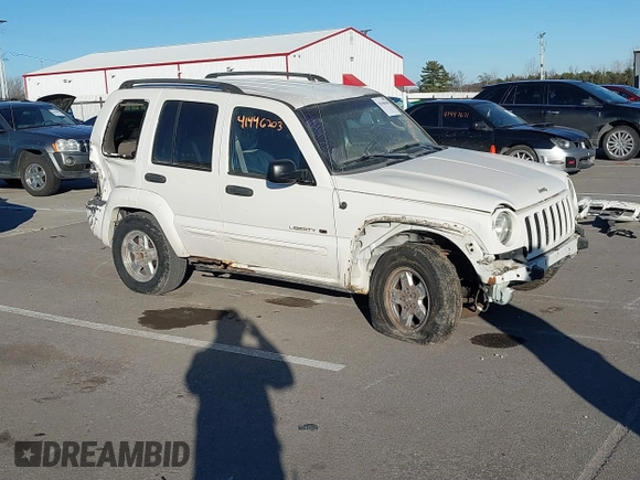 2003 Jeep Liberty Limited with VIN 1J8GL58K33W591945, listed as a IAAI auction lot 41446203 with 196,857 mi miles and . Bid and sale history available at DreamBid. Image 1.