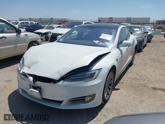 2017 Tesla Model S 100D with VIN 5YJSA1E20HF232570, listed as a IAAI auction lot 42037409 with 68,957 mi miles and . Bid and sale history available at DreamBid. Image 17.